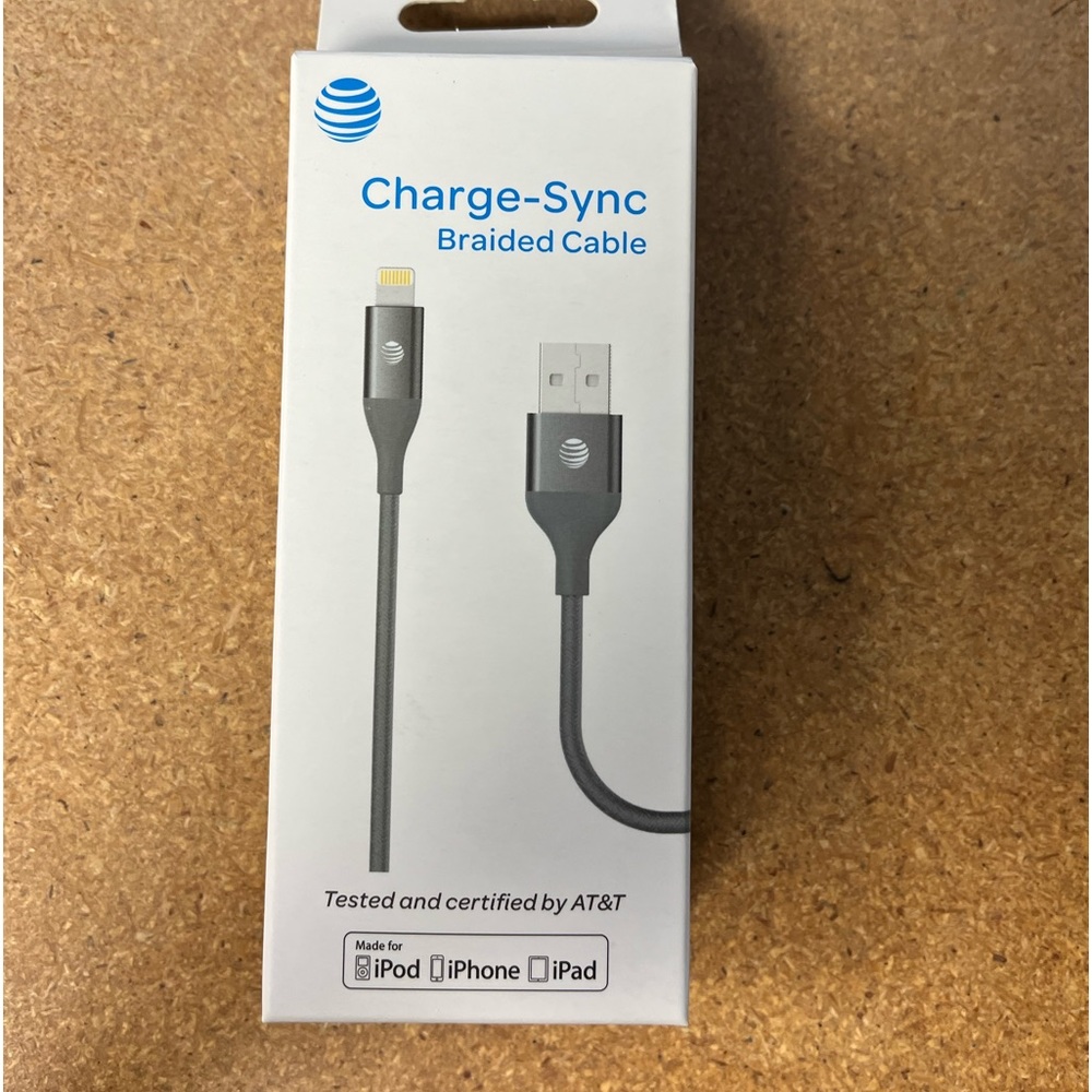 4/$25 NIB braided cable charge for IPhone